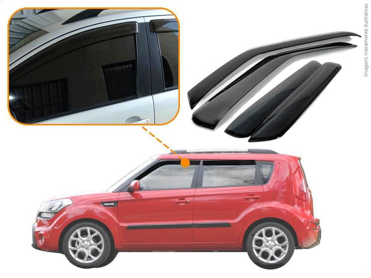 Imagem de Calha De Chuva Kia Soul 2009 2010 2011 2012 2013 2014 2015