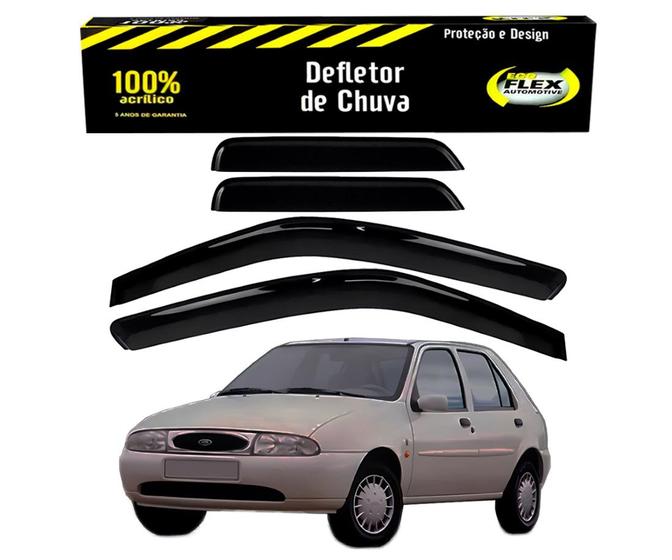 Imagem de Calha defletor chuva ford fiesta 1.4 4 portas 1996 a 1999