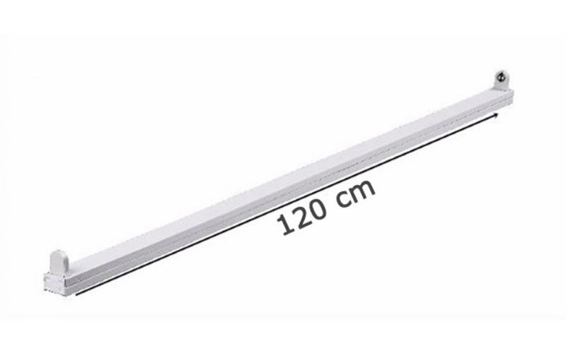 Imagem de Calha simples em aluminio para uma lampada de 120cm