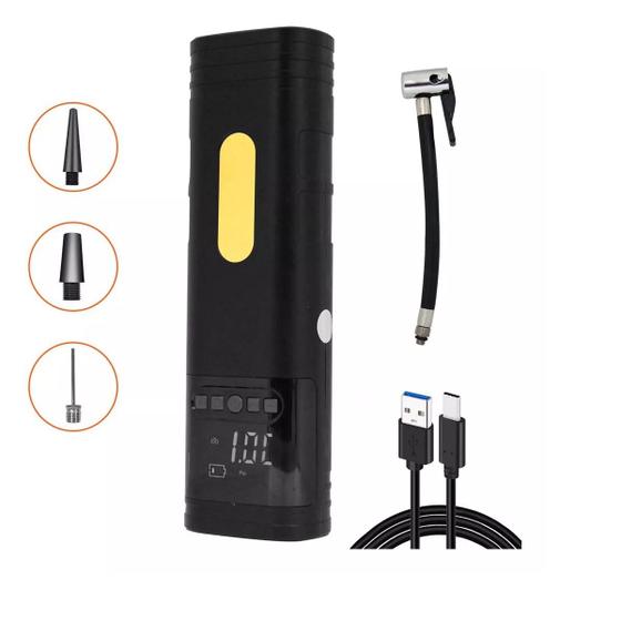 Calibrador Compressor De Ar Portátil Recarregável S/fio Usb Menor preço em Calibrador Compressor De Ar Portátil Recarregável S/fio Usb