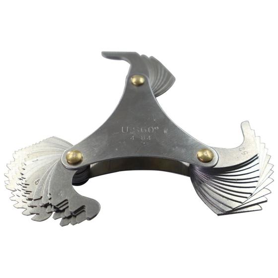 Imagem de Calibre Pente de Rosca com 51 Lâminas 600 071 Kingtools