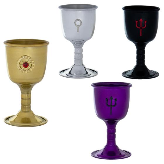 Imagem de Cálice Ritual Umbanda Alumínio 14cm 200ml - Escolha a Cor