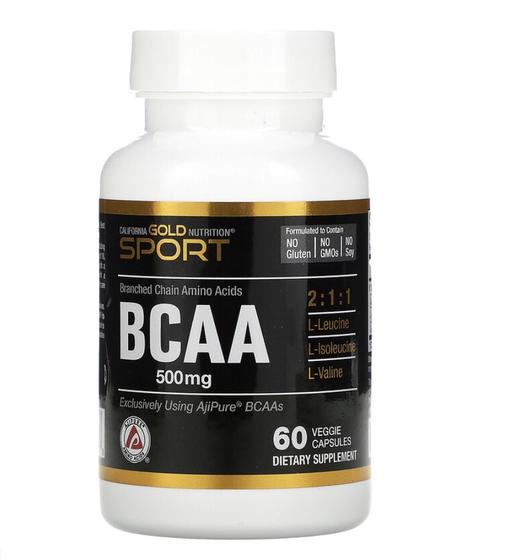California Gold Nutrition, BCAA, Aminoácidos de Cadeia Ramificada, 500
