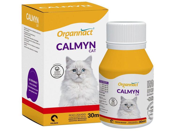 Imagem de Calmante para Gato Organnact Calmyn Cat 30ml