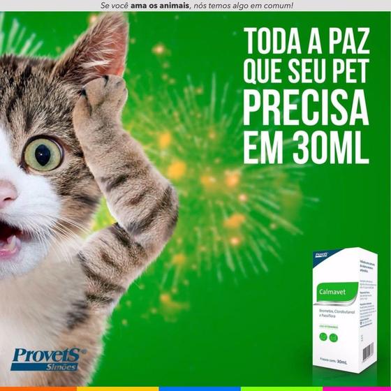 Imagem de Calmavet Calmante Natural para Cães e Gatos 30 ml