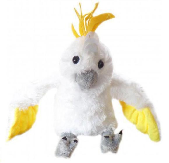 Calopsita Real De Pelúcia Branca 20 Cm Antialérgica Menor preço em Calopsita Real De Pelúcia Branca 20 Cm Antialérgica