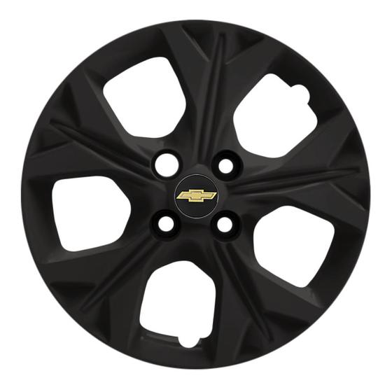 Imagem de Calota 379CP Cubo Padrão Aro 15 Preto Fosco Onix Prisma Pp