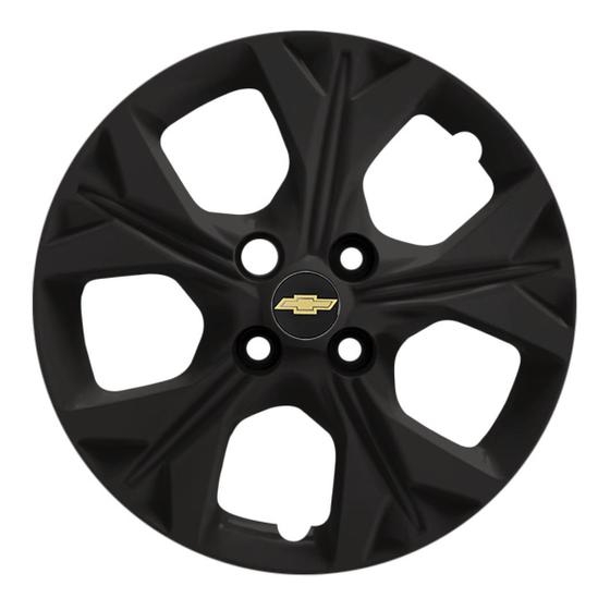Imagem de Calota 379CP Cubo Padrão Aro 15 Preto Fosco Onix Prisma Pp