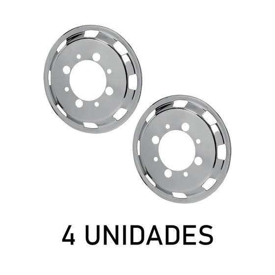 Imagem de Calota Americana Speed Dianteira Aro 22,5 com Rodoar - 4 Un