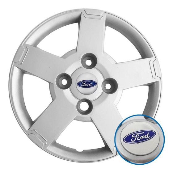 Imagem de Calota Aro 13 Ford Ka / Fiesta / Escort  + Emblema - Linha Ford 4 furos