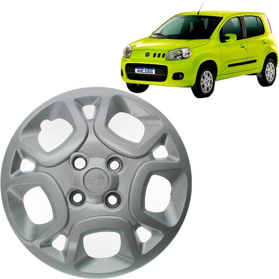 Imagem de Calota Aro 14 Compativel Uno 1.4 Atractive 11 12 Parafuso Cb