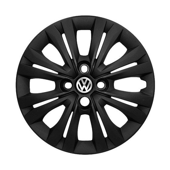 Imagem de Calota aro 14 VW Gol G7 Modelo 2017/18 Preta Fosca