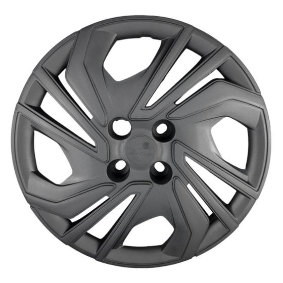 Imagem de Calota Aro 15 Grafite Onix Hatch Plus 2020 2022 2024