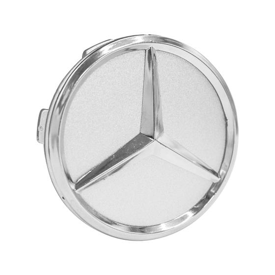 Imagem de Calota calotinha Roda Mercedes AMG CLA CLK CLS Classe A B C G E GLA SLC Prata Lunar