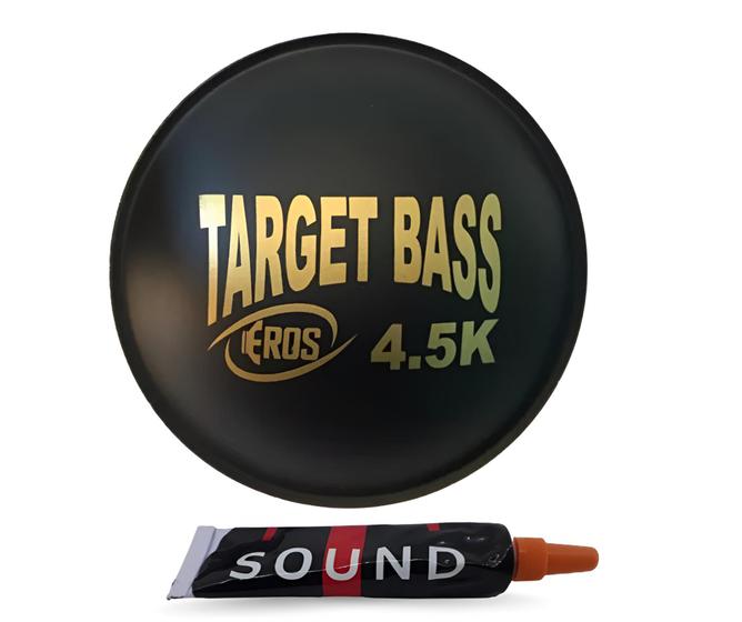 Imagem de Calota Central / Bolinha / Protetor Eros Targe Bass 4.5k 160mm + Cola