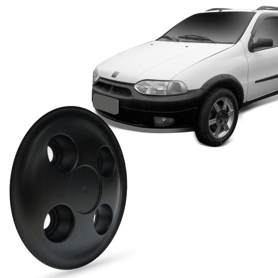 Calota Centro de Roda Strada 2000 a 2019 Preto Furação 4x100 Fixação por Parafuso Menor preço em Calota Centro de Roda Strada 2000 a 2019 Preto Furação 4x100 Fixação por Parafuso