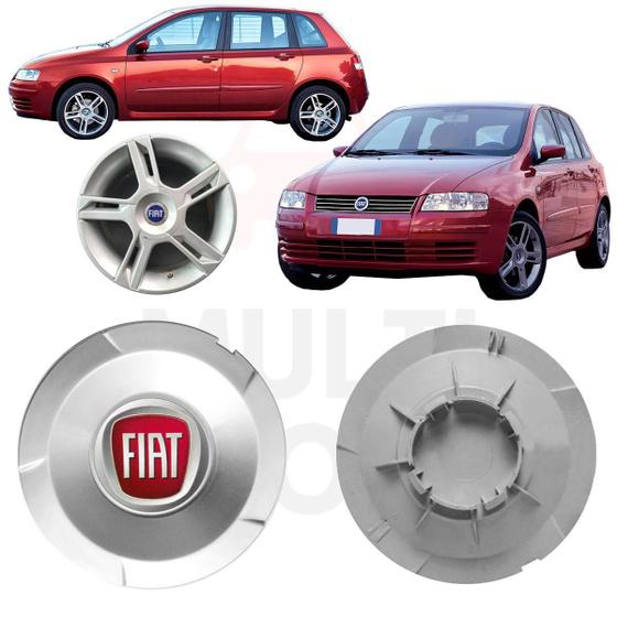 Imagem de Calota Centro Roda Fiat Stilo Abarth 2003 A 2009 Emb Verm