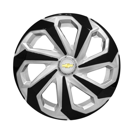 Imagem de Calota Esportiva Aro 14 Spider Silver/Black GM Celta Corsa Montana