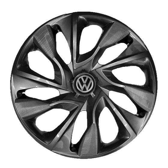 Imagem de Calota esportiva ds4 15 graphite + emblema vw volkswagen