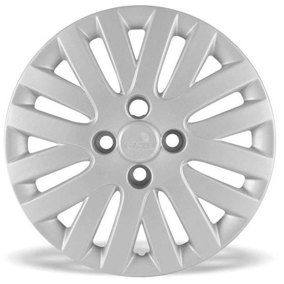 Calota Grid Aro 14 Prata Gol Trend G5 Voyage Saveiro 2009 a 2011 Unidade Menor preço em Calota Grid Aro 14 Prata Gol Trend G5 Voyage Saveiro 2009 a 2011 Unidade