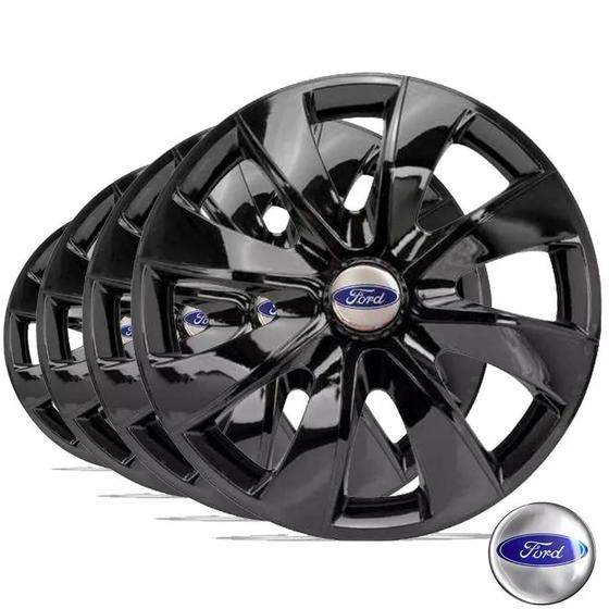 Calota Jogo Aro 13 Esportiva Black Ford Ka - 4pcs Menor preço em Calota Jogo Aro 13 Esportiva Black Ford Ka - 4pcs