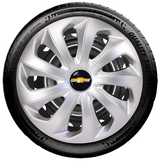 Imagem de Calota Velox Aro 14 Prata Gm Corsa Celta Agile Meriva Prisma