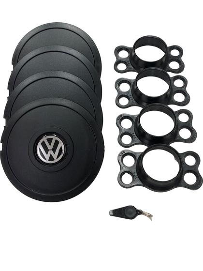 Imagem de Calotas Miollo Vw Up Aro 14 2011/2019 Tradicional Preto