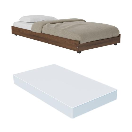 Imagem de Cama Auxiliar Solteiro com Colchão Incluso Multimóveis CR35104