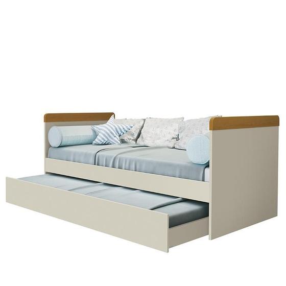 Imagem de Cama Babá Nuth com Auxiliar Areia/Savana - Reller Móveis