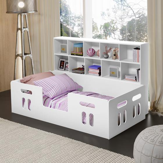 Cama Bella Montessori Infantil Solteiro 100% MDF Menor preço em Cama Bella Montessori Infantil Solteiro 100% MDF