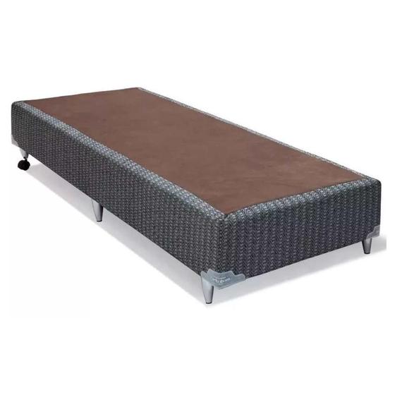 Imagem de Cama Box Base Cama Box Especial-100x200x23 Orthotel Luxo Cinza (Cama Box Especial-100x200x23) - Ortobom