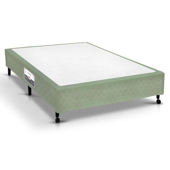 Imagem de Cama Box Base Casal Poli Tecido Green (138x188x23) - Castor