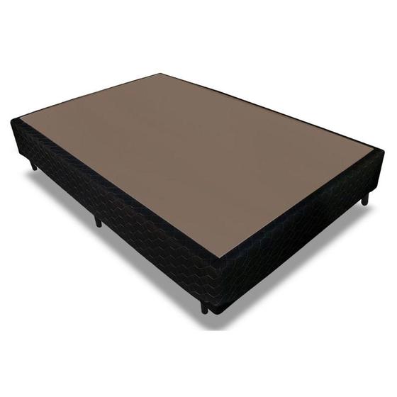 Imagem de Cama Box Base Casal Universal Tecido Black (138x188x25) - Probel