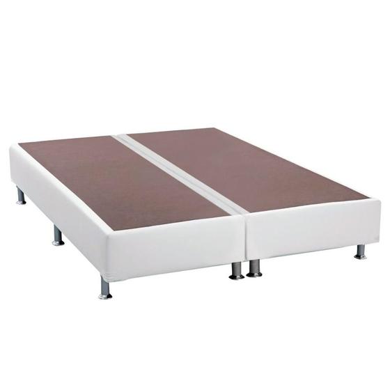 Imagem de Cama Box Base King Americana Courano White (193x203x23) - Ortobom