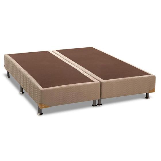 Imagem de Cama Box Base Queen Americana Suede Clean (158x198x23) - Ortobom