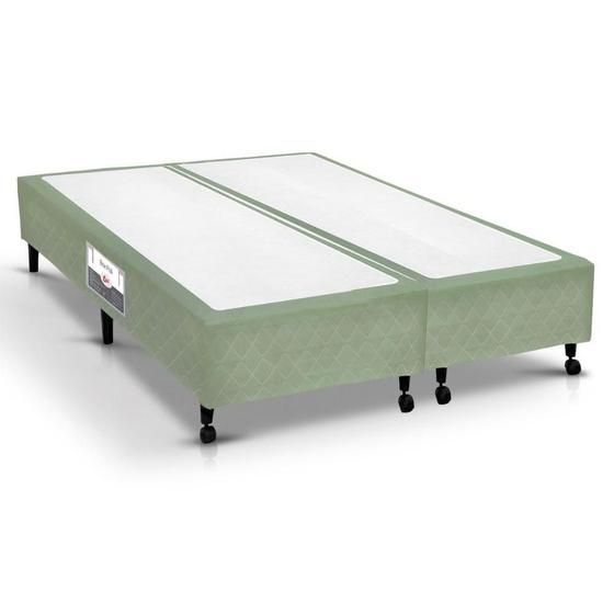 Imagem de Cama Box Base Queen Poli Tecido Green (158x198x23) - Castor