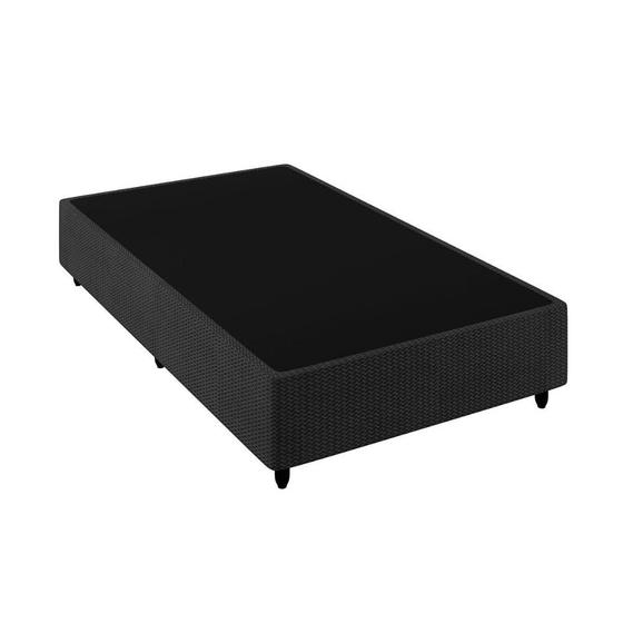 Imagem de Cama Box Base Solteiro Smart Black (88x188x30) - Plumatex