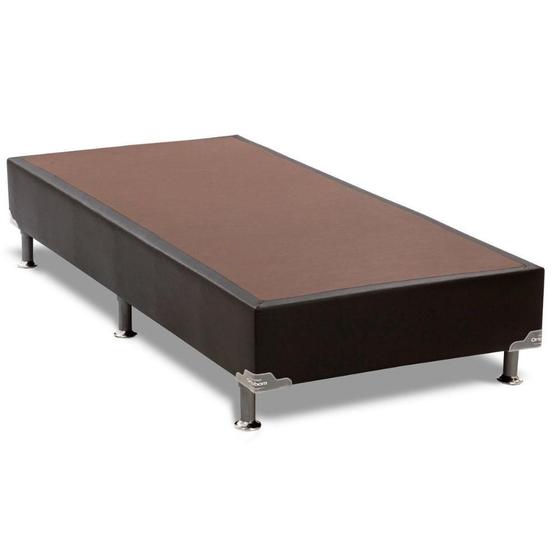 Imagem de Cama Box Base Solteiro Universal Courano Nero Black (78x188x20) - Ortobom