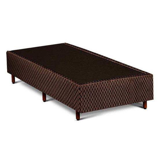 Imagem de Cama Box Base Universal CRC Brown Fantasy 025 Solteiro-88x188x20