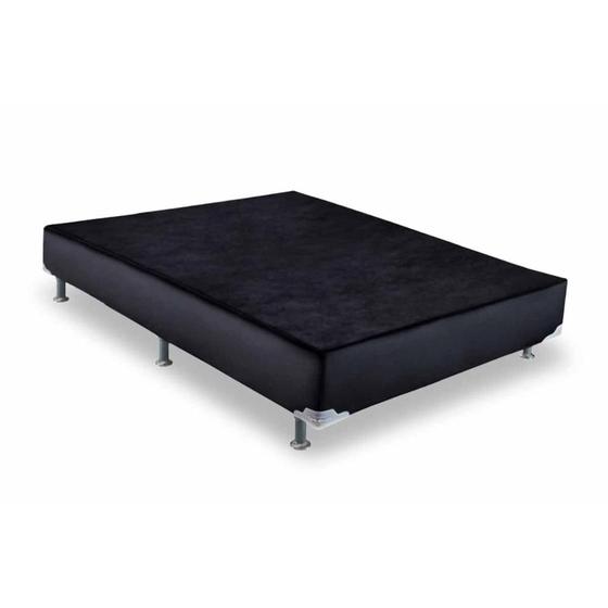 Imagem de Cama Box Base Universal Viúva Americana Courano Nero Black (128x188x23) - Ortobom