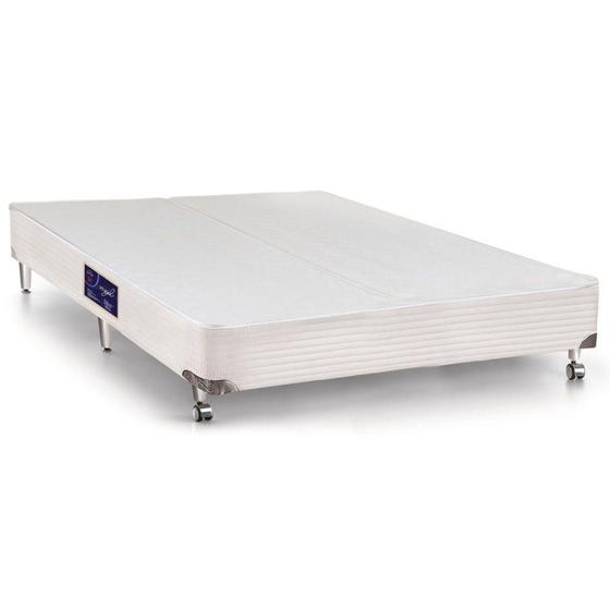 Imagem de Cama Box Base Universal Viúva Gold Star Vitagel White (128x188x23) - Castor