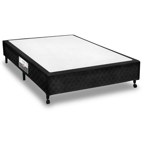 Imagem de Cama Box Base Universal Viúva Poli Tecido Black (128x188x23) - Castor