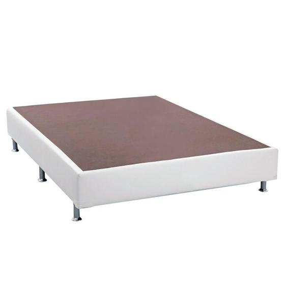 Imagem de Cama Box Base Viúva Americana Courano White (128x188x23) - Ortobom