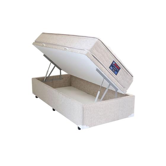 Imagem de Cama Box Baú com Colchão Solteiro Flex Ávila - 088x188