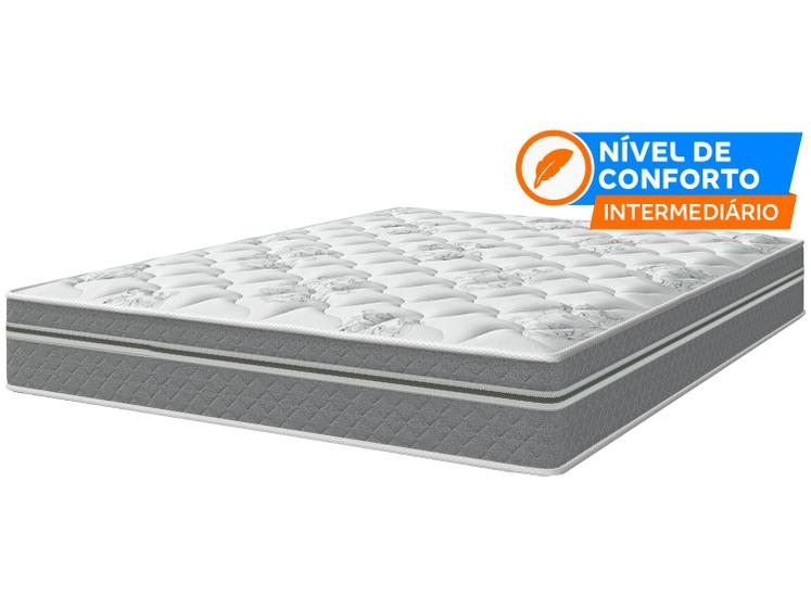 Colchão de molas ensacadas Umaflex com selo de nível de conforto intermediário