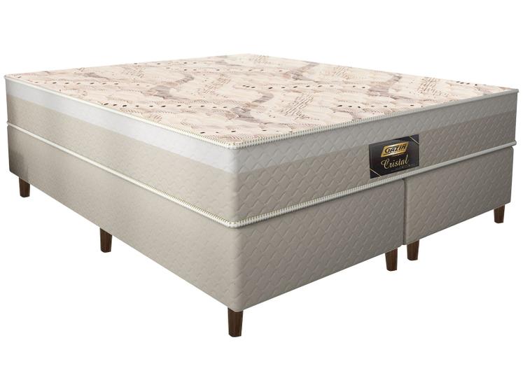 Cama Box (Box + Colchão) Queen Gazin Bipartido Menor preço em Cama Box (Box + Colchão) Queen Gazin Bipartido