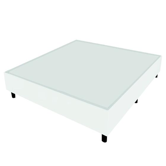 Imagem de Cama Box Casal 1,38m com 38cm de Altura Prince Branco