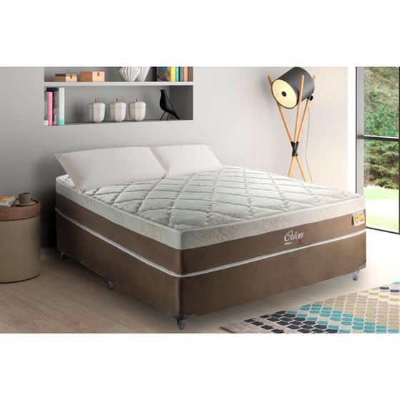 Imagem de Cama Box Casal 138x188x58cm Molas Ensacadas Orion Montreal