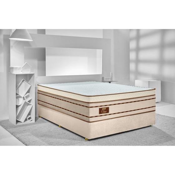 Imagem de Cama Box Casal 138x188x79cm Class Gazin Colchões Megasul