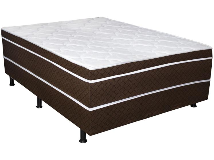 Menor preço em Cama Box Casal Aiam Colchões 54x138x188cm